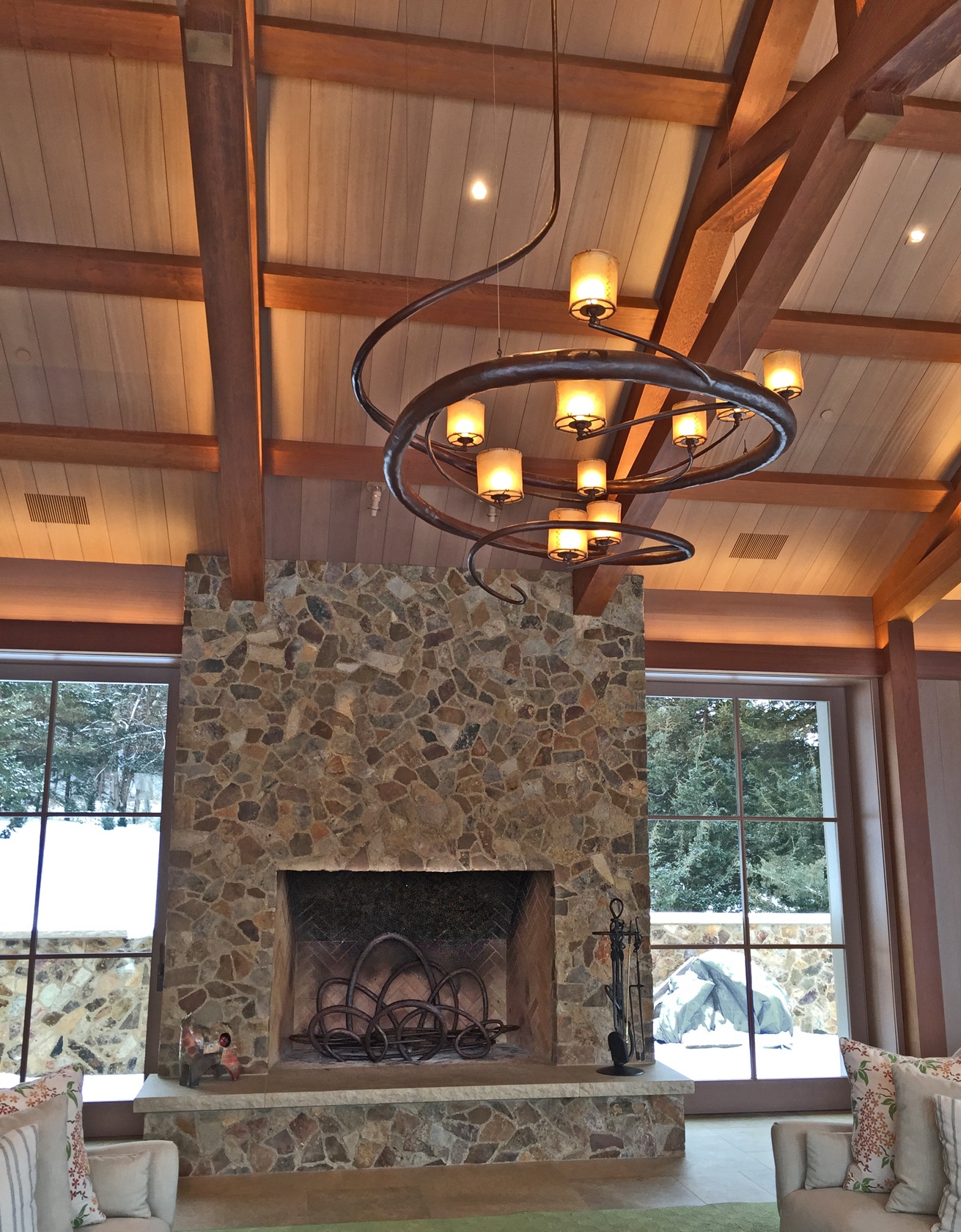 pool-house chandeliers | Daniel Hopper Design : a modern blacksmith